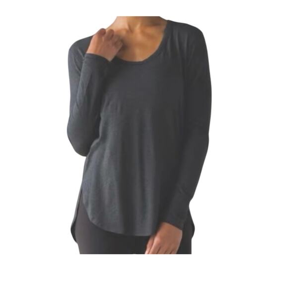 lululemon athletica Tops - Lululemon Athletica medium Love Scoop casual long sleeve tee TLS2 2880